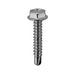 Auveco No 9616 10-16 X 1 Hex Washer Head 2 Teks Screw Zinc, Quantity 100