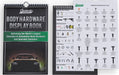 Auveco BHDB-1 Body Hardware Display Book For Repair & Body Shops. Qty 1.