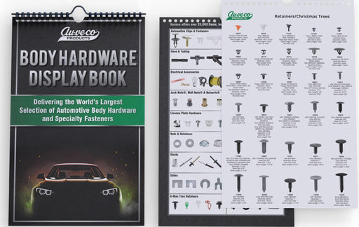Auveco BHDB-1 Body Hardware Display Book For Repair & Body Shops. Qty 1.