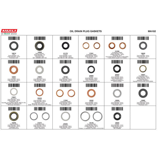 Auveco Item MA102 Oil Drain Gaskets Quantity 1